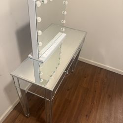 Glass vanity
