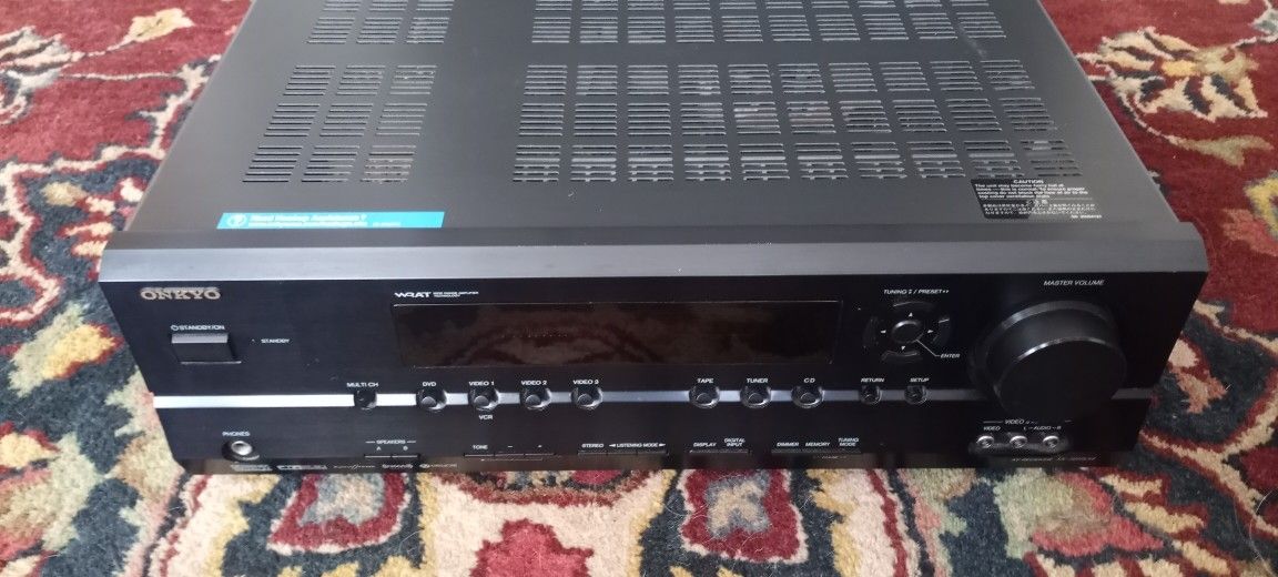 ONKYO AV RECEIVER TX-SR504 w/remote