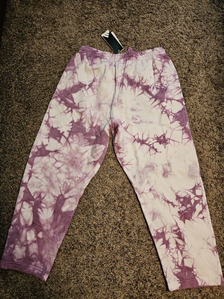 Adidas women's tie dye sweatpants