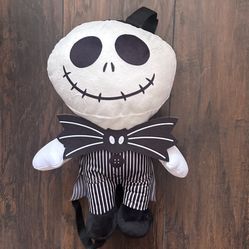 Jack Skellington Plush Backpack Kids Small Nightmare Before Christmas 