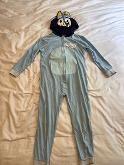 Bluey Character Hooded One-Piece Pajamas
