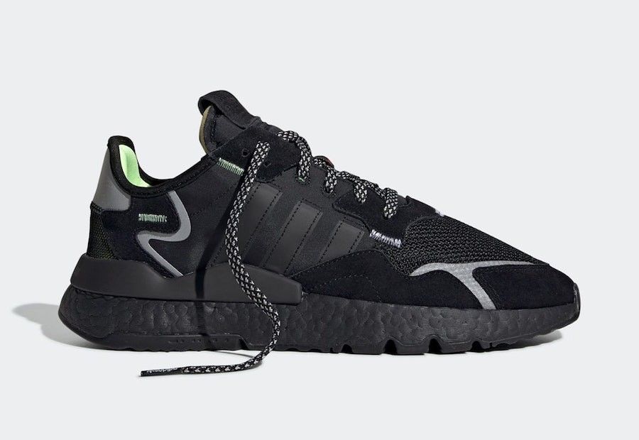 Adidas Nite Jogger 3M black Sz 12