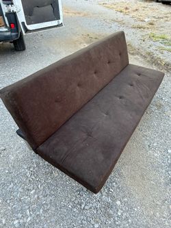 Black Tufted Futon Sofa Bed