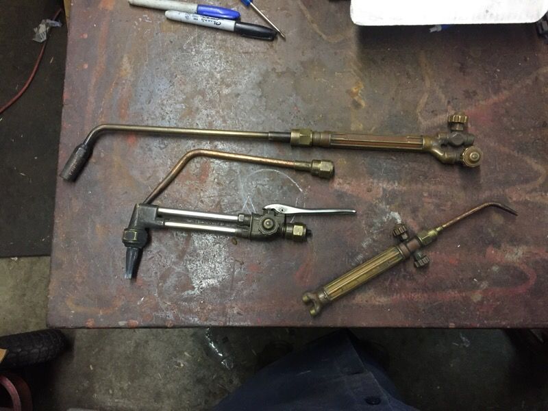 Victor torches cutting torch and J-50 torch