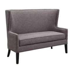 Furniture of America Angstrom Modern Gray Accent Loveseat  55”41”(FREE DELIVERY)