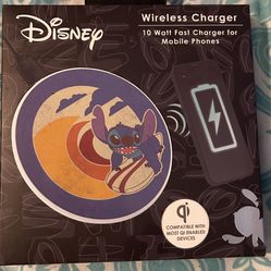 Néw disneys stitch wireless charging pad