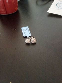 Pure 925 sterling silver with real diamonds