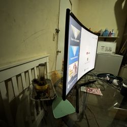 Samsung Curved Monitor $25