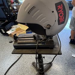 Metal Chop Saw With Stand 