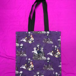 Nightmare Before Christmas Tote Bag