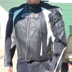 US 52 Seduci Leather Motorcycle Jacket