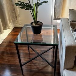 Glass End Table
