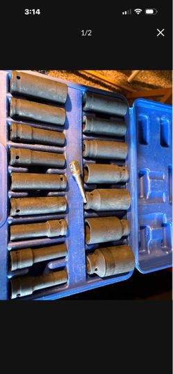 1/2” drive Metric 10mm-32mm DEEP Impact Socket Set,l