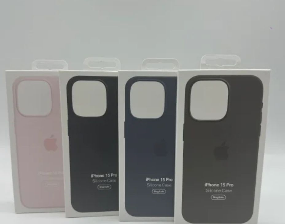 Original Chip iphone15 Magsafe Silicone Case Connectable wireless charger