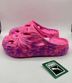 Rare Puma LaMelo Melo Ball MB.04 Slides Mens Size 8, 10, 11, 12 And 13 Sun Struck Pure Magenta New!