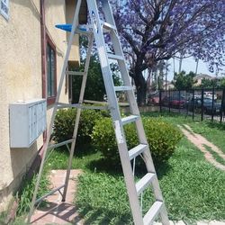 WARNER 8'  ALUMINUM LADDER