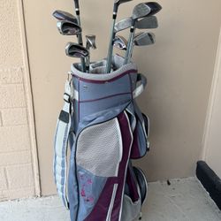 Wilson RH Hope Golf Clubs with bag