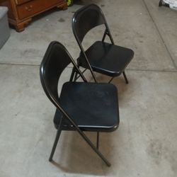 2 Metal Chairs