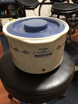 Crock ette slow cooker stoneware