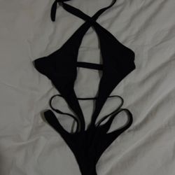 Sexy Black One Piece Bikini