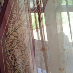 7 Piece Sheer Curtains Set