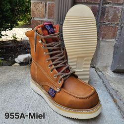 Work Boots-Genuine Leather-NEW!