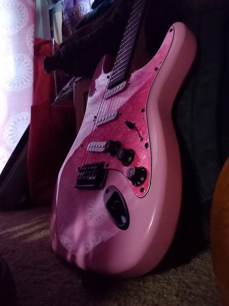 Lyxpro CS series Strat Style Guitar sss 25.5"