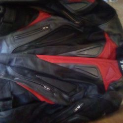  Leather Teknic Motorcycle Jacket And Pants 