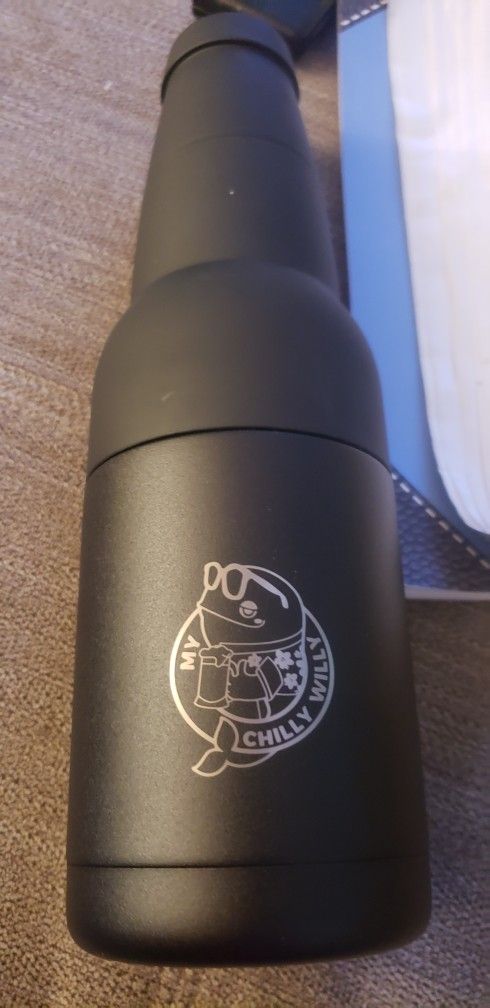 Insulated Stainless Steel Beer Bottle Keeper with Bag by My Chilly Willy - Double Walled Vacuum Tumbler - Insulated Cool Rambler Chiller - Drink Coole