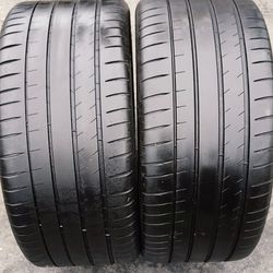 Pair 20 Michelin Pilot Spor 4s 285/35r20 80% Tread Life