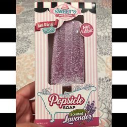 New lavender scented popsicle soap
