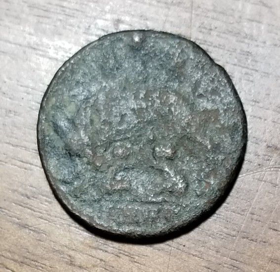 Authentic Ancient Bronze Roman Coin of Constantine the Great She Wolf URBS Roma