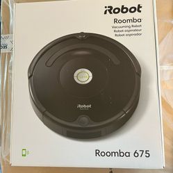 Roomba 675 vacuum cleaner, BRAND NEW (iRobot)