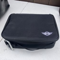 2016 Mini Cooper air pump, donut spare, and owner manual