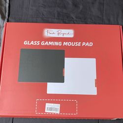 Flash beyond gaming glass mouse pad 