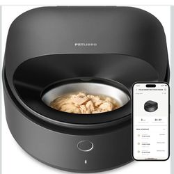 Automatic stay cool cat feeder