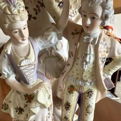 Porcelain Figurine Lamps