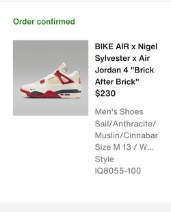 Jordan 4 brick by bricks