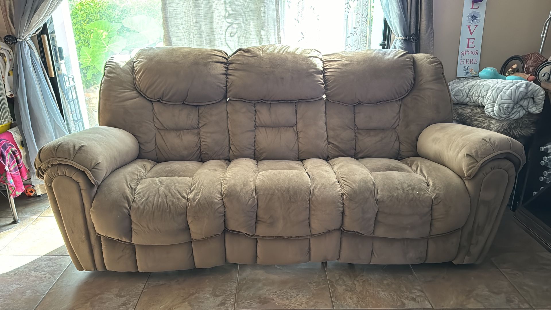 Recliner Sofa And Loveseat