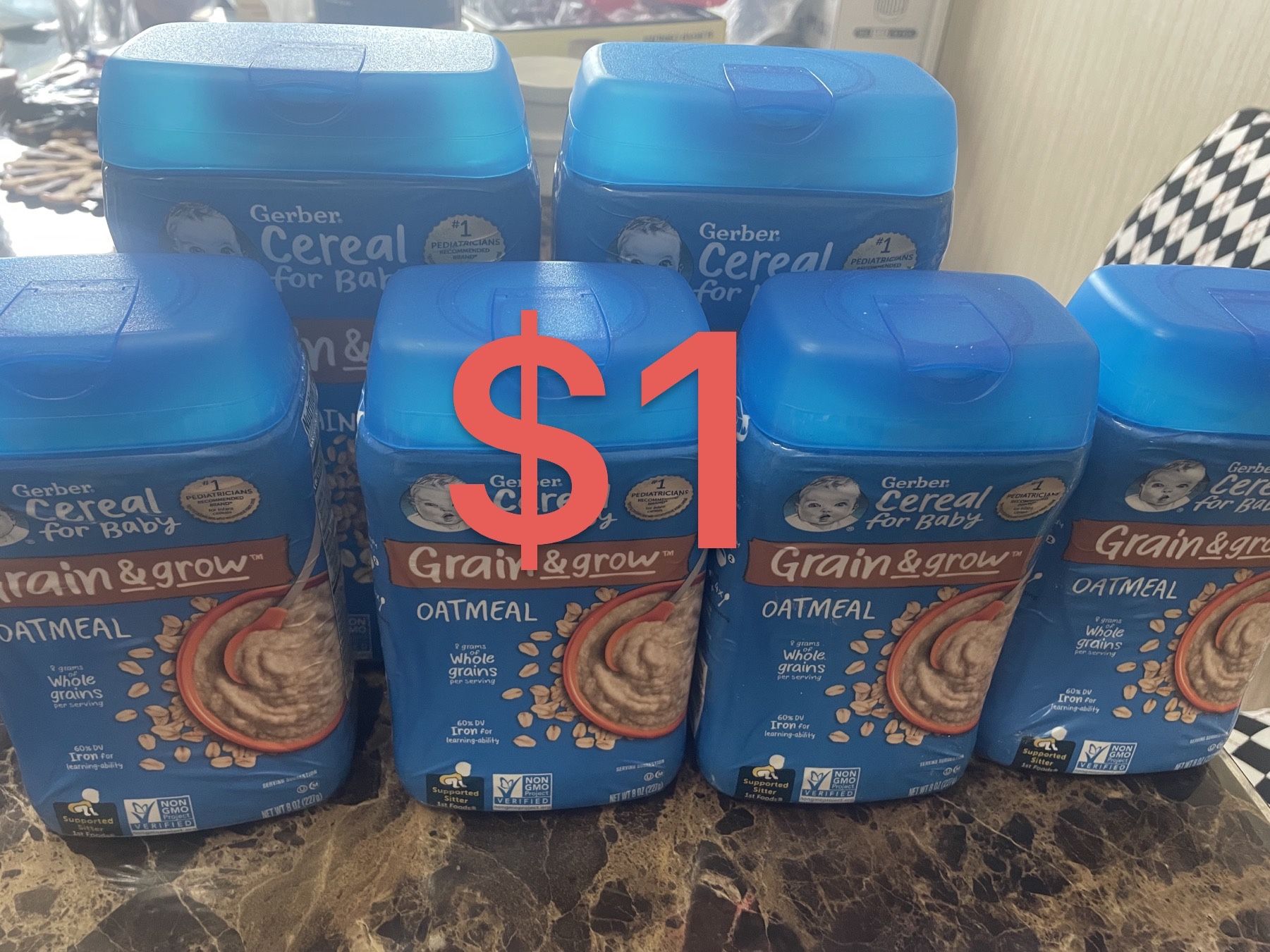 Brand New Gerber Cereal Seal