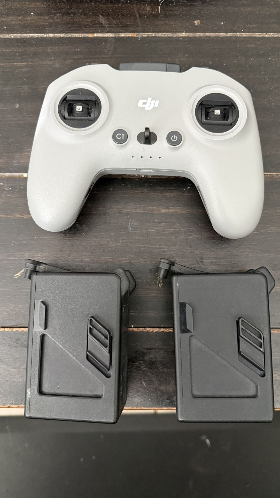 Remote And 2 Batteries For DJI Drone