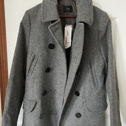 JCrew Dock Peacoat (XS) (New with tags)