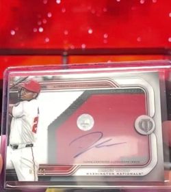 Topps 2026 Tribute James Wood Nationals Prime Patch Autograph Relic PPA-JW 1-10
