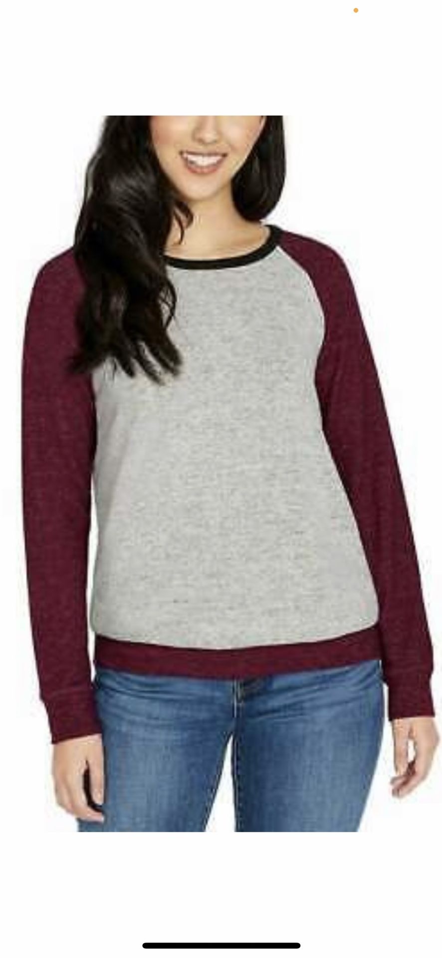 COZY  3 COLOR LONG SLEEVE TOP. NEW (XL)