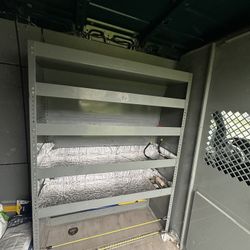 Van shelf and bulkhead