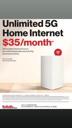 Home internet for just 35$/month