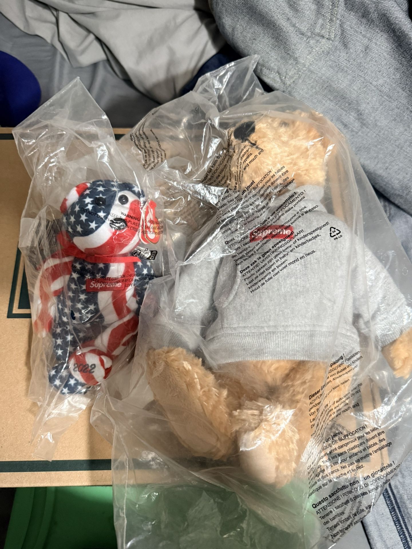 Supreme Steiff Beanie Baby Teddy Bear 
