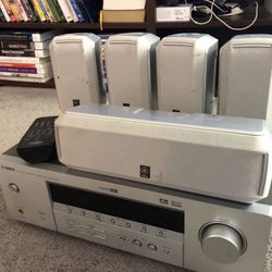 YAMAHA Cinema Receiver, Model HTR-5730 and Yamaha speakers set of 5