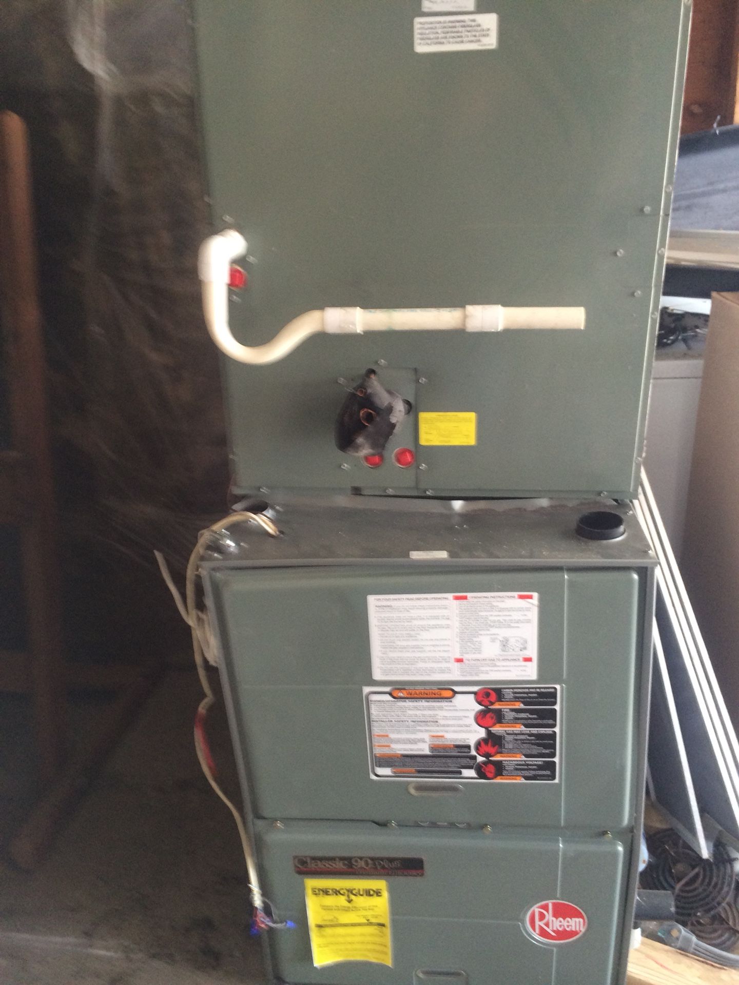 Gas Furnaces Rheem Classic 90 Plus Furnace Rheem R96TA0852521MSA