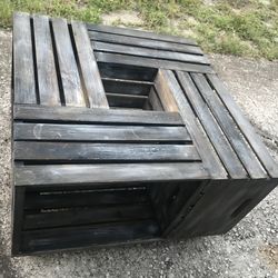 Nice Crate Coffee Table Rolling Custom Made Etsy